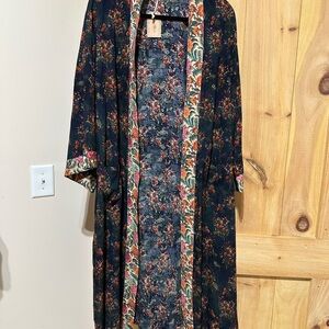 Natural Life Floral Kimono NWT